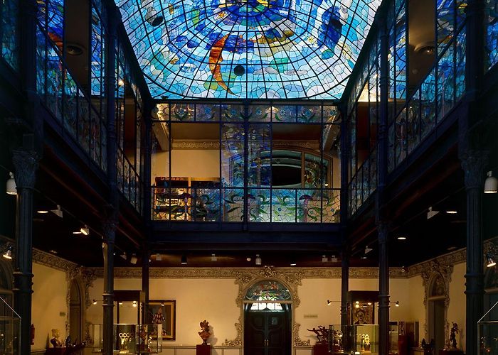Art Deco & Art Nouveau Museum For stained glasses check the 1st, 4th and 5th picture : r ... photo