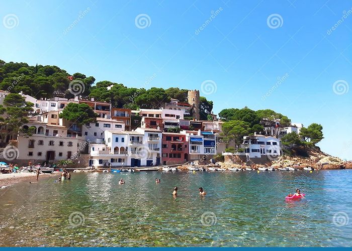 Sa Tuna 26.07.2020: Sa Tuna, Begur, Costa Brava, Spain Editorial Photo ... photo