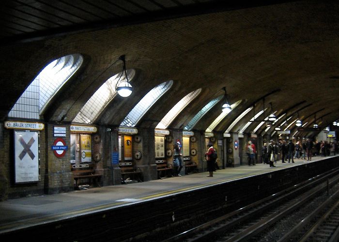 Baker Street Tube Station 76. The original platforms at Baker Street | 150 great things ... photo