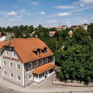 Отель Gasthof Zur Bruecke Kaufering Exterior photo