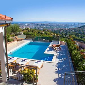 Great Offer "Villa Bella Vista-" Heated Pool, Bbq, Panoramic View Near Split Klis Exterior photo