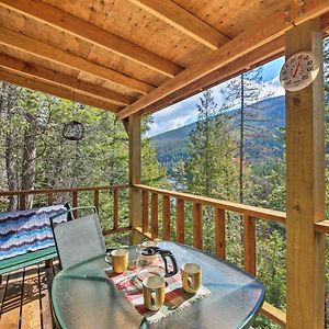 Вилла Private Yaak River Hideaway With Deck And Mtn Views! Troy Exterior photo