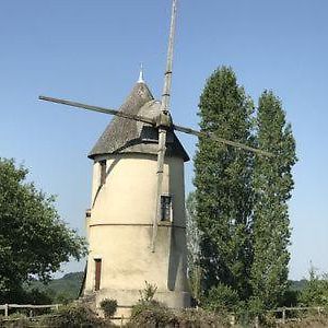 Вилла Moulin A Vent Le Champ Du Trail Saint-Cyr-des-Gats Exterior photo