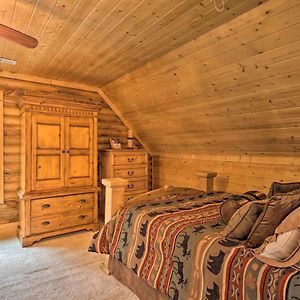 Вилла Purlear Luxury, Spacious Log Cabin With Mtn Views! Exterior photo