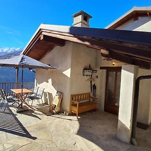 Отель Independent Chalet With Breathtaking View Villar Pellice Exterior photo