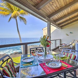 Апартаменты Airy Oceanfront Kailua-Kona Gem With Community Pool Exterior photo