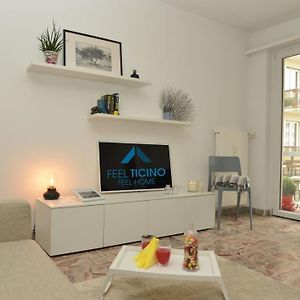 Bright Stunning Central Apartment In Front Of Lugano Lake Парадизо Exterior photo