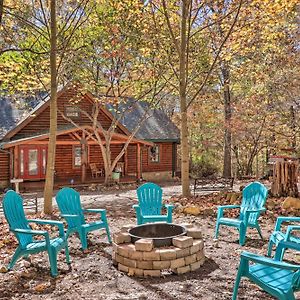 Вилла Serenity Woods Cabin With Hot Tub And Fire Pit Маунтин-Хом Exterior photo