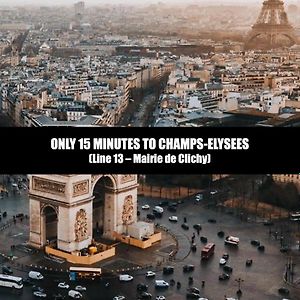 Suite L'Eclipse Paris, Logement Avec Jacuzzi, A 10 Minutes Des Champs Elysees Левалуа-Пере Exterior photo