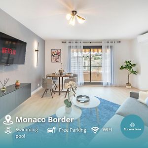 Апартаменты 5Mn Monaco - Vue Mer - Parking - Piscine - Bb Босолей Exterior photo