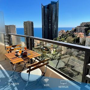 Апартаменты New Studio, Piscine Et Vue Mer • Proche De Monaco Босолей Exterior photo