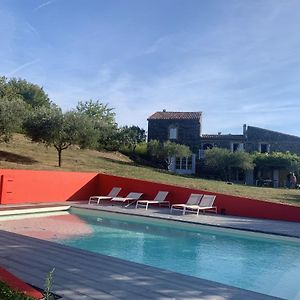 Вилла Maison Spacieuse Avec Piscine A Saint Lager Bressac Exterior photo