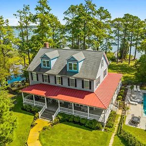 Вилла Saddle Beach Chesapeake Waterfront Estate W/Pool, Private Beach Woolford Exterior photo