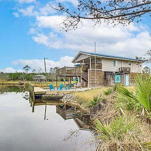 Waterfront Bay St Louis Home With Private Dock! Shoreline Park Exterior photo