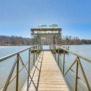 Вилла Lake Hartwell Retreat With 2-Tier Dock And Boat Slip! Сенека Exterior photo