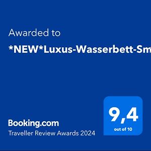 Neu Luxus-Wasserbett-Smarttv-Terrasse-2Schlafzimmer Магдебург Exterior photo