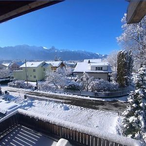 Swiss Alps View Apartment - Contactless Self Check-In Тун Exterior photo