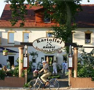 Отель Kartoffelgasthaus & Pension Knidle Люббенау Exterior photo