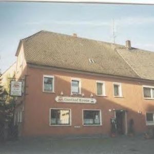 Отель Gasthof Zur Krone Burghaslach Exterior photo