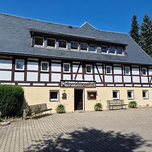 Отель Erbgerichtsgasthof Holzhau Rechenberg-Bienenmuhle Exterior photo