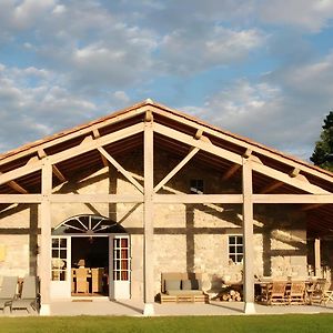 Вилла Manoir Penansud Avec Piscine Fargues-sur-Ourbise Exterior photo