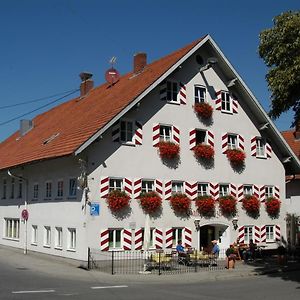 Отель Gasthaus Zur Post Waal Exterior photo