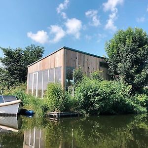 Апартаменты Houten Veenhuisje Aan Het Water Met Uitzicht Wilnis Exterior photo