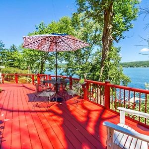 Вилла Lake Heaven With 50Ft Lakefront On Honeoye Lake Exterior photo