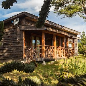 Вилла Cabana Malalcahuello Con Playa De Rio Exterior photo