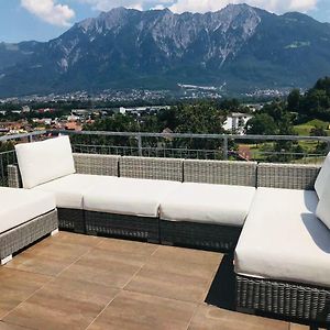 Alpen Panorama View Luxury House With Green Garden Букс Exterior photo