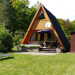 Вилла Ferienhaus Im Nordschwarzwald - Nurdachhaus In Waldrandlage Schellbronn Exterior photo