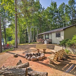 Lakefront Cabin With Private Dock And Beach! Манистик Exterior photo