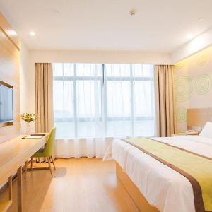 Greentree Inn Wuxi Huishan District Yangshan Town Jiayang Life Plaza Business Hotel Цзясин Exterior photo