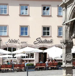 Stadtcafe Hotel Garni Хаммельбург Exterior photo