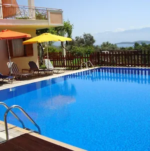 Villa'S Ground Floor Apartment With 60 Qm Swimming Pool Agios Christoforos  Exterior photo